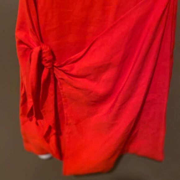 Line + Dot Wrap Dress Sleeveless Size XSmall - Picture 11 of 11